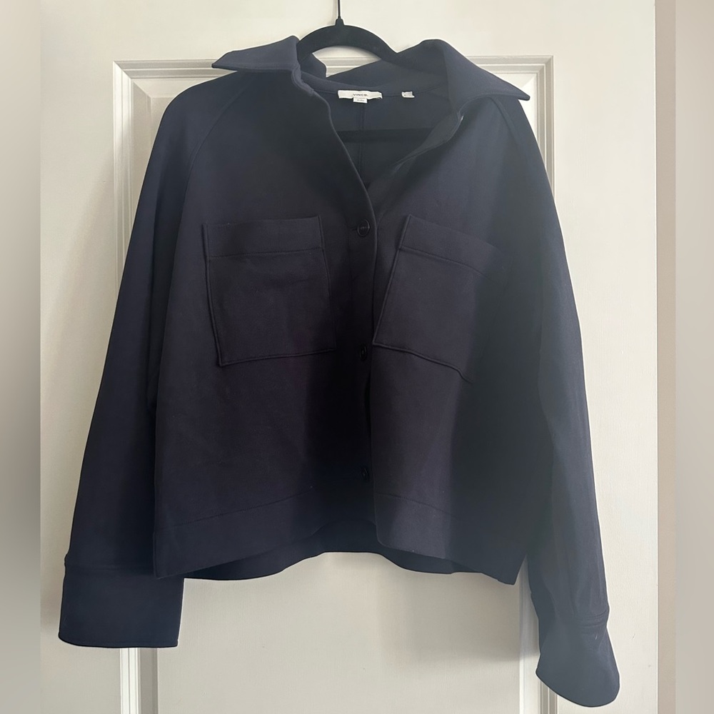 Vince XL Navy Women’s Jacket - 4 buttons